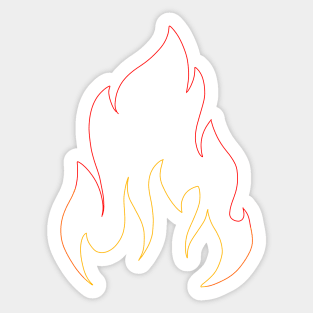 flame Sticker